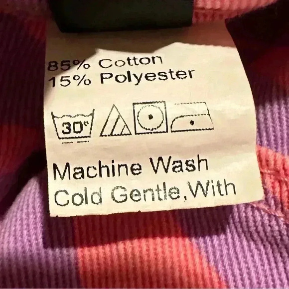 SHEIN Pink and Purple Print Wide Leg Jeans in Size 1X - Picture 5 of 5